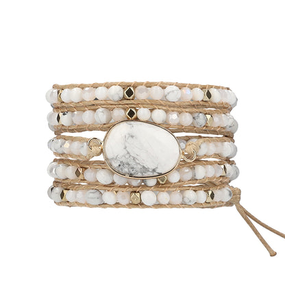 Howlite Wrap Bracelets - Stone of Harmony