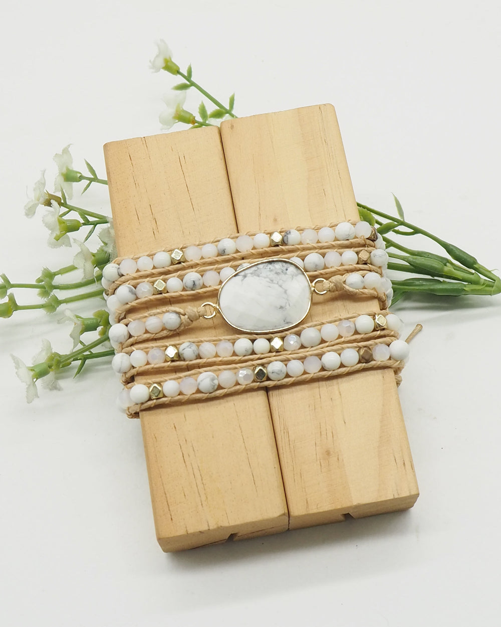 Howlite Wrap Bracelets - Stone of Harmony