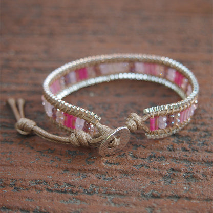 Pink Single Wrap Bracelets