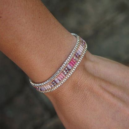 Pink Single Wrap Bracelets