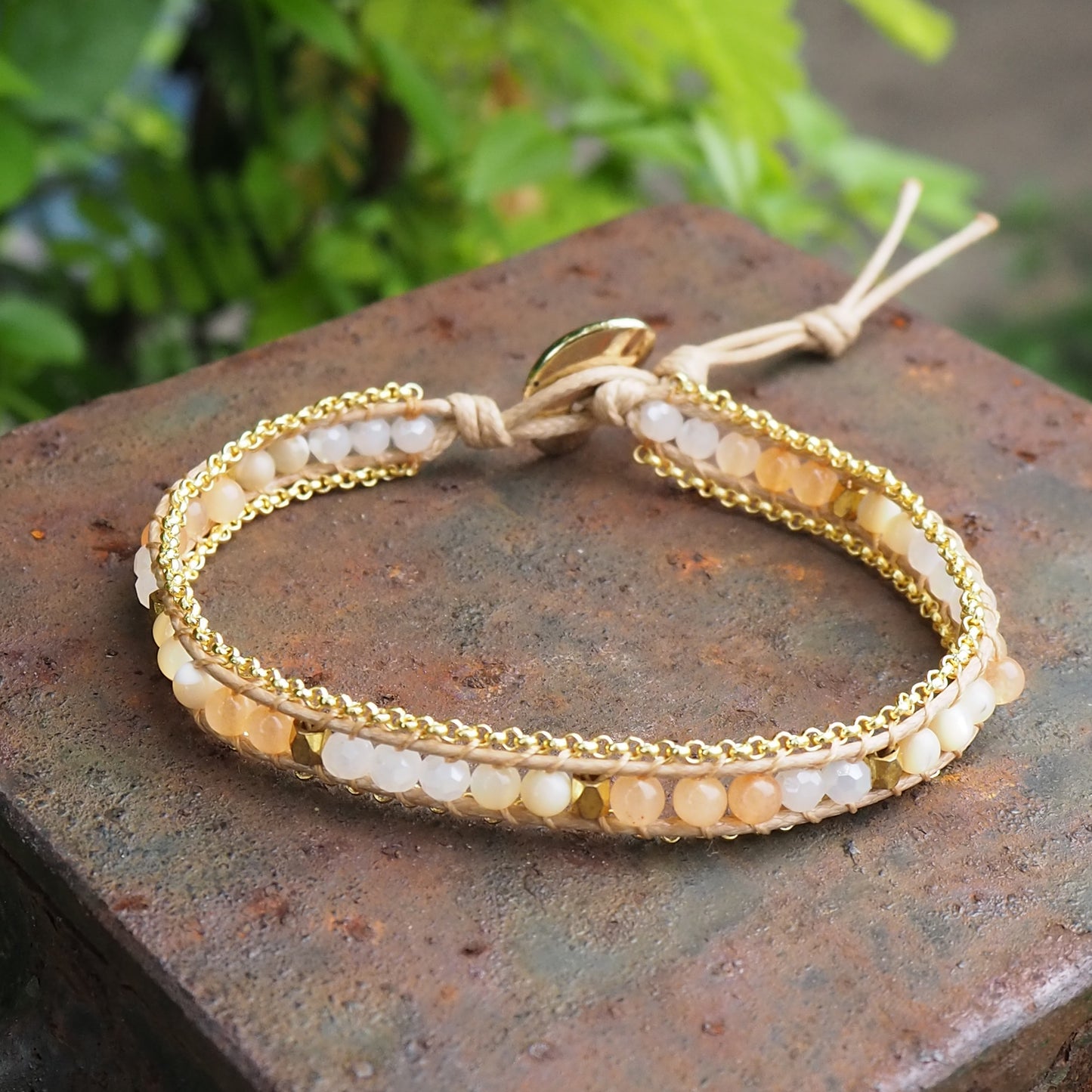 Cream Single Wrap Bracelets