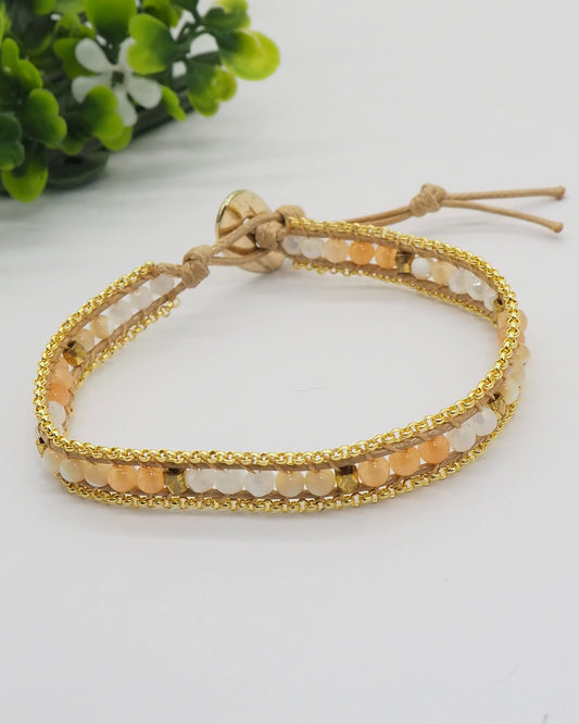 Cream Single Wrap Bracelets