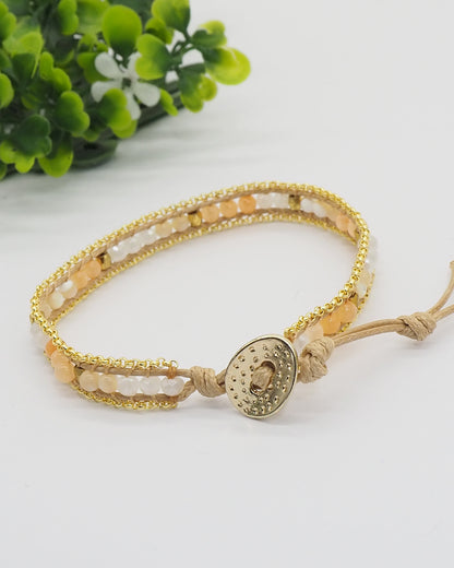 Cream Single Wrap Bracelets