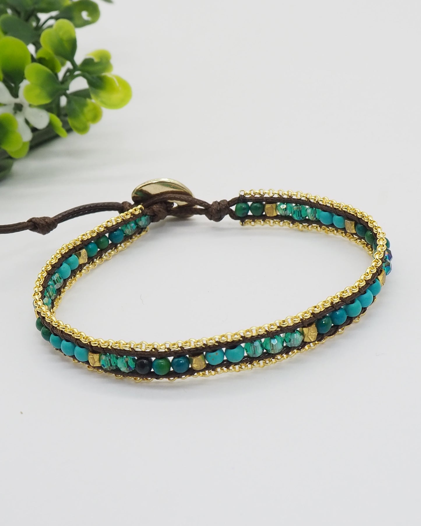 Turquoise Single Wrap Bracelets