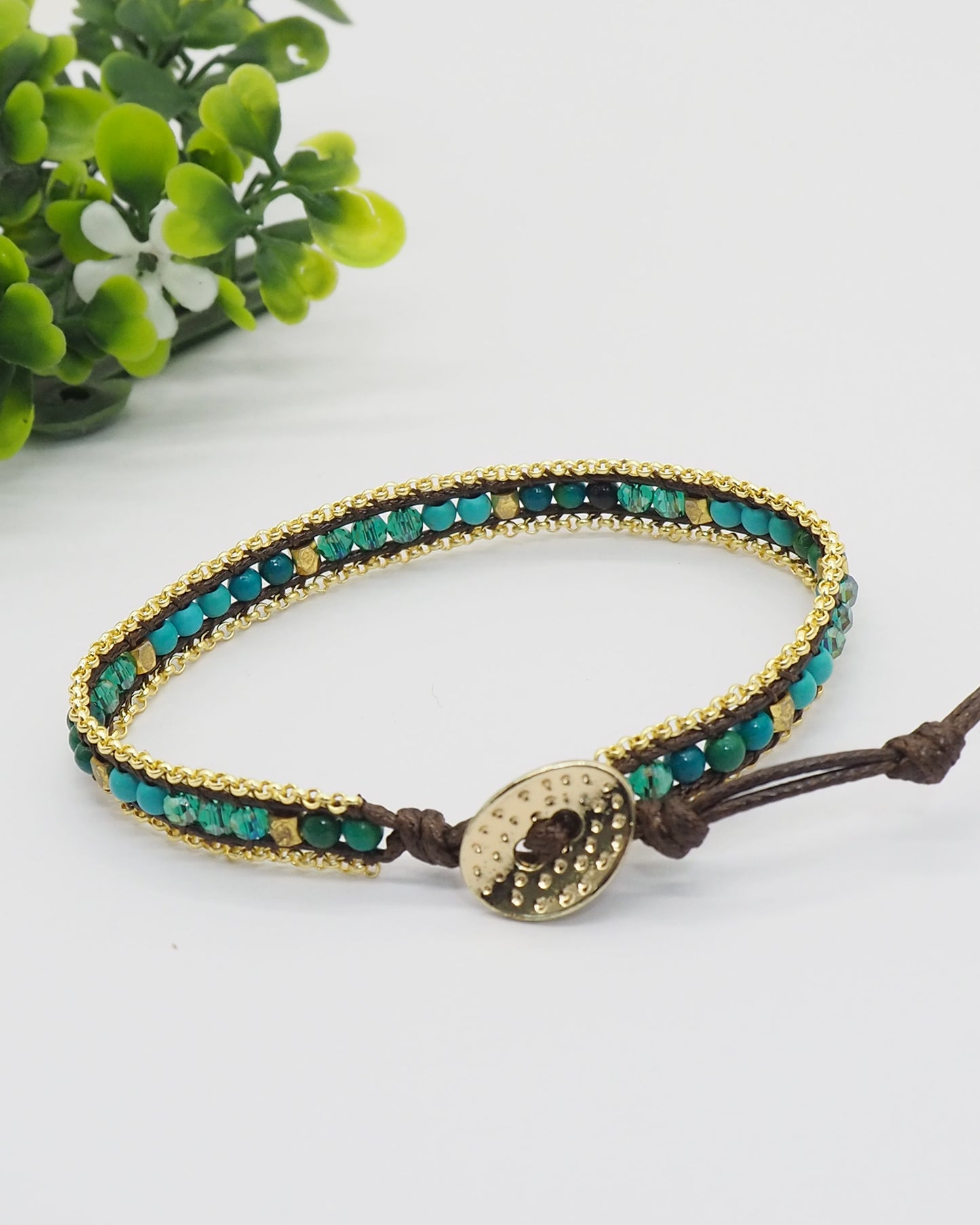 Turquoise Single Wrap Bracelets